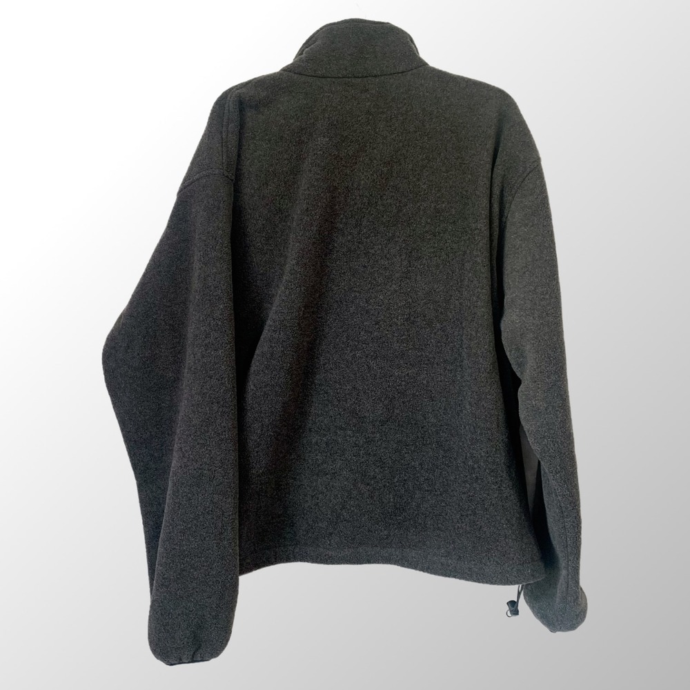 Woolrich Mens 2XL Jacket Full Zip Gray Fleece Drawcord Hem - Picture 2 of 9